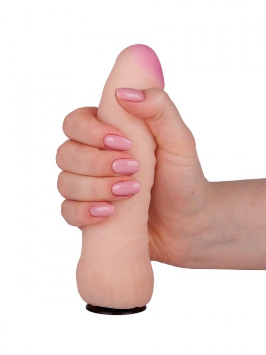 Пояс-трусики с насадкой Glamour - 17 см. - LOVETOY (А-Полимер) - купить с доставкой в Красноярске