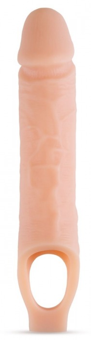 Телесный реалистичный фаллоудлинитель 10 Inch Silicone Cock Sheath Penis Extender - 25,4 см. - Blush Novelties - в Красноярске купить с доставкой