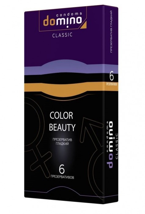 Разноцветные презервативы DOMINO Colour Beauty - 6 шт. - Domino - купить с доставкой в Красноярске