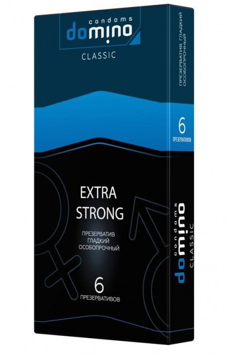 Суперпрочные презервативы DOMINO Extra Strong - 6 шт. - Domino - купить с доставкой в Красноярске