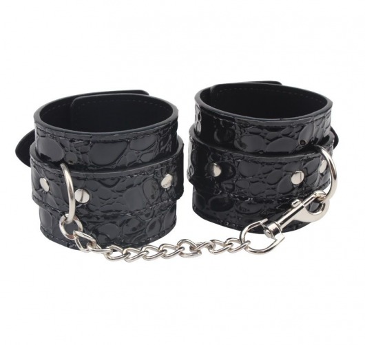 Черные наручники Be good Wrist Cuffs - Chisa - купить с доставкой в Красноярске