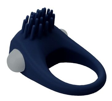 Синее эрекционное виброкольцо STIMU RING - Dream Toys - в Красноярске купить с доставкой