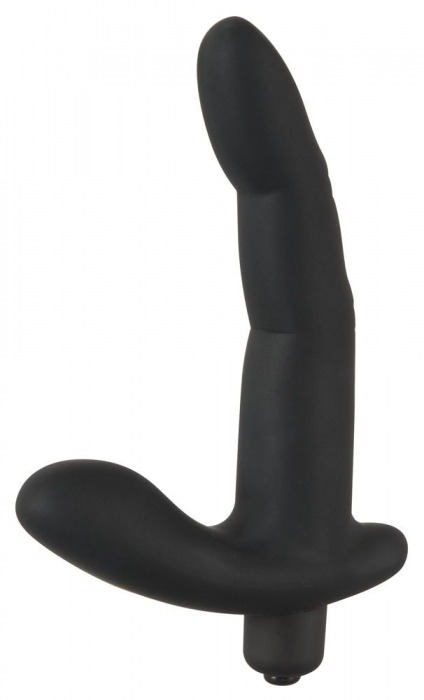 Черный вибромассажер простаты Naughty Finger Prostate Vibe - 13,8 см. - Orion - в Красноярске купить с доставкой