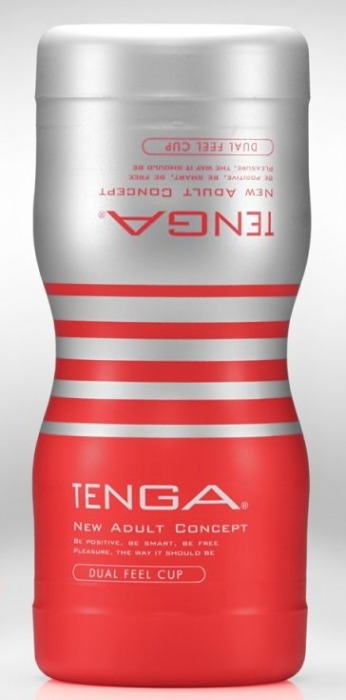Мастурбатор TENGA Dual Sensation Cup - Tenga - в Красноярске купить с доставкой