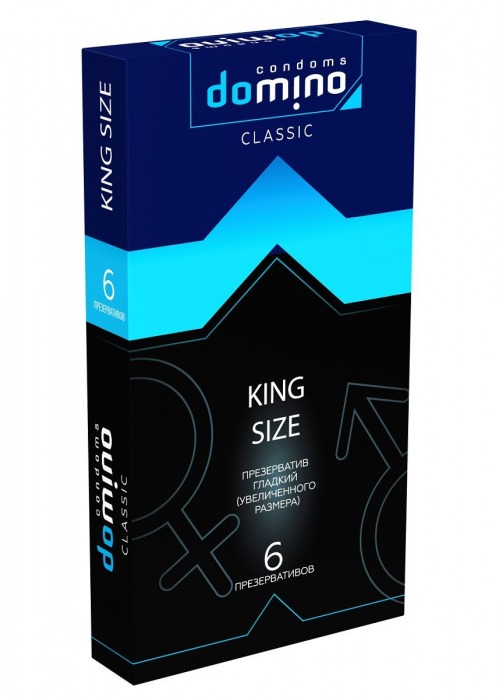 Презервативы увеличенного размера DOMINO Classic King size - 6 шт. - Domino - купить с доставкой в Красноярске