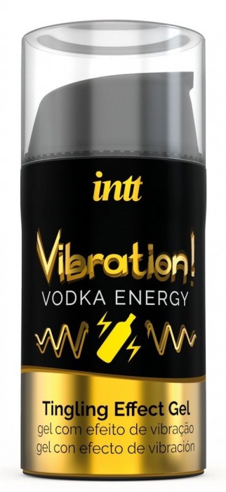 Жидкий интимный гель с эффектом вибрации Vibration! Vodka Energy - 15 мл. - INTT - купить с доставкой в Красноярске