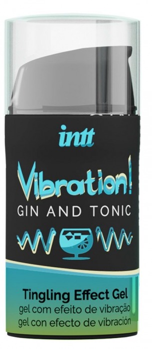 Жидкий интимный гель с эффектом вибрации Vibration! Gin   Tonic - 15 мл. - INTT - купить с доставкой в Красноярске