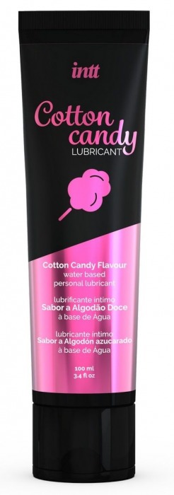 Интимный гель на водной основе Cotton Candy Lubricant - 100 мл. - INTT - купить с доставкой в Красноярске