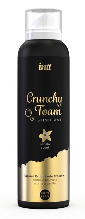 Пенка для массажа Crunchy Foam Stimulant Vanilla - 100 мл. - INTT - купить с доставкой в Красноярске