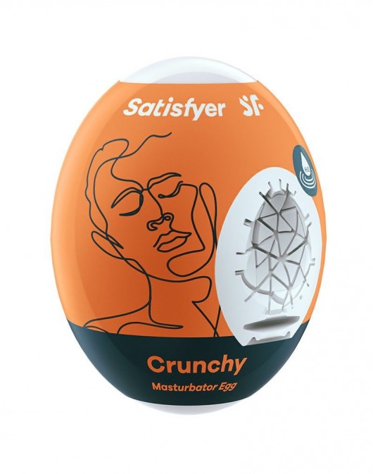 Мастурбатор-яйцо Satisfyer Crunchy Mini Masturbator - Satisfyer - в Красноярске купить с доставкой