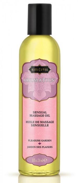 Массажное масло с цветочным ароматом Pleasure Garden - 236 мл. - Kama Sutra - купить с доставкой в Красноярске