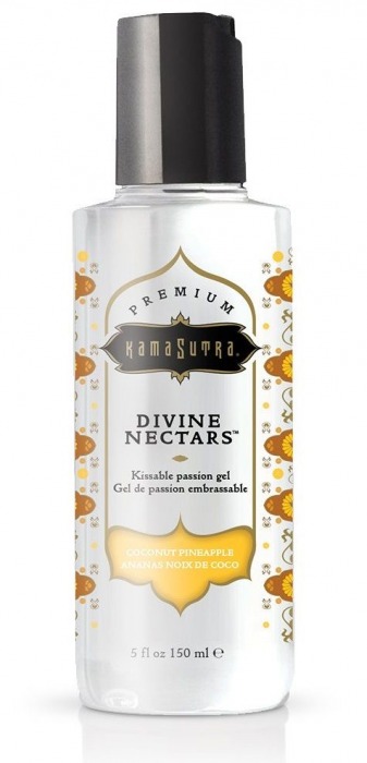 Гель-лубрикант на водной основе Divine Nectars Vanilla с ароматом ванили - 150 мл. - Kama Sutra - купить с доставкой в Красноярске