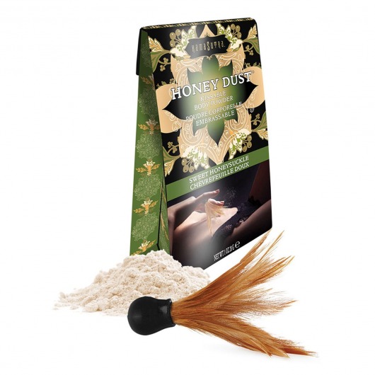 Пудра для тела Honey Dust Body Powder с ароматом жимолости - 28 гр. - Kama Sutra - купить с доставкой в Красноярске