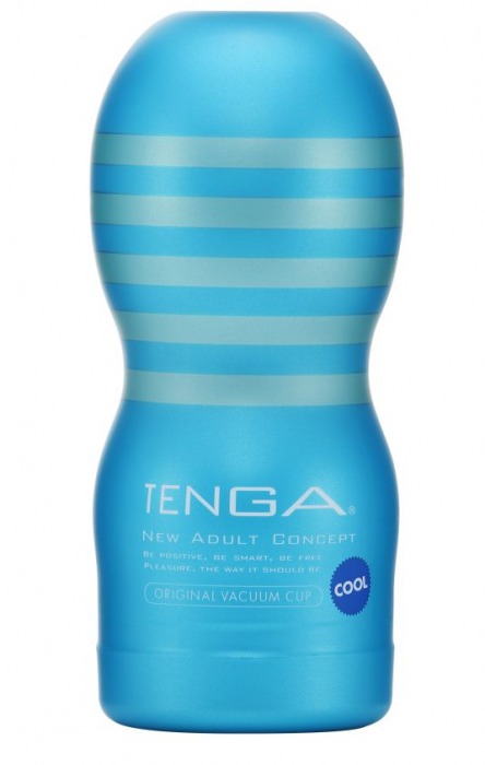 Мастурбатор с охлаждающей смазкой TENGA Original Vacuum Cup Cool - Tenga - в Красноярске купить с доставкой