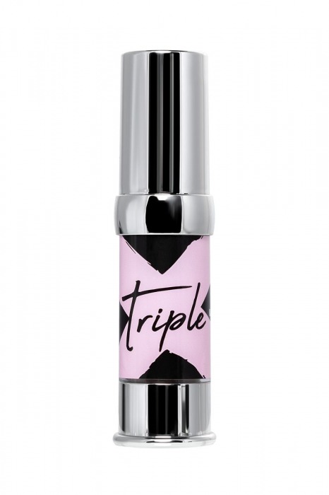 Возбуждающий гель с эффектом вибрации и охлаждения Triple X 3 in 1 Unisex Pleasure Enhancer Gel - 15 мл. - Secret Play - купить с доставкой в Красноярске