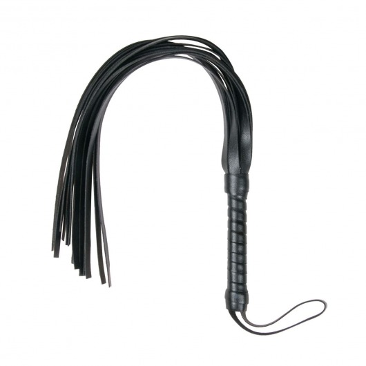 Черный флоггер Flogger Whip - 46 см. - Easy toys - купить с доставкой в Красноярске