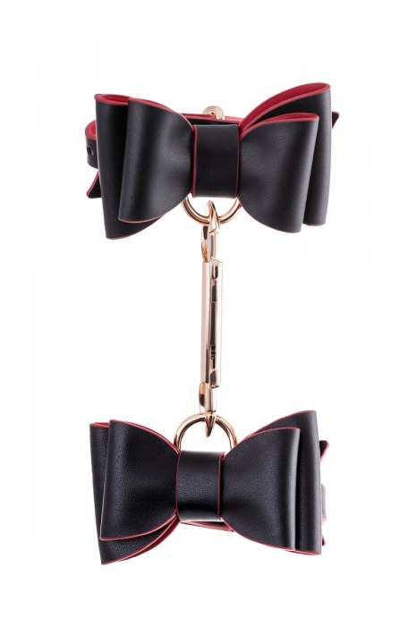 Черно-красный бондажный набор Bow-tie - ToyFa - купить с доставкой в Красноярске