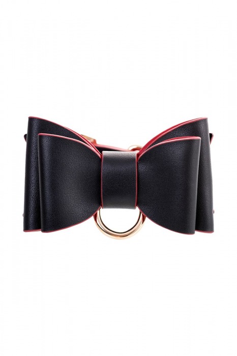 Черно-красный бондажный набор Bow-tie - ToyFa - купить с доставкой в Красноярске