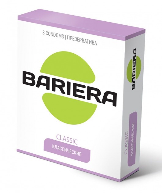 Классические презервативы Bariera Classic - 3 шт. - Bariera - купить с доставкой в Красноярске