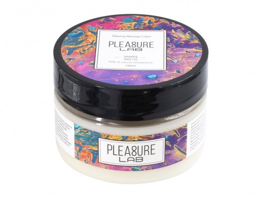 Массажный крем Pleasure Lab Relaxing с ароматом винограда и инжира - 100 мл. - Pleasure Lab - купить с доставкой в Красноярске