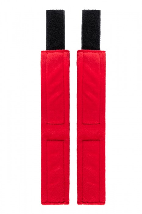 Красно-черные велюровые оковы Anonymo - ToyFa - купить с доставкой в Красноярске