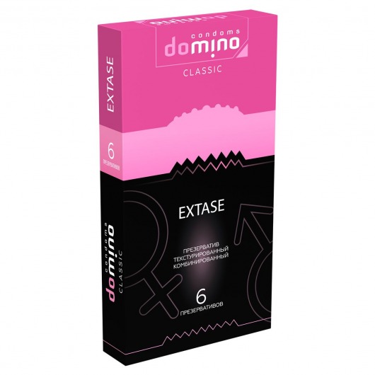 Презервативы с точками и рёбрышками DOMINO Classic Extase - 6 шт. - Domino - купить с доставкой в Красноярске