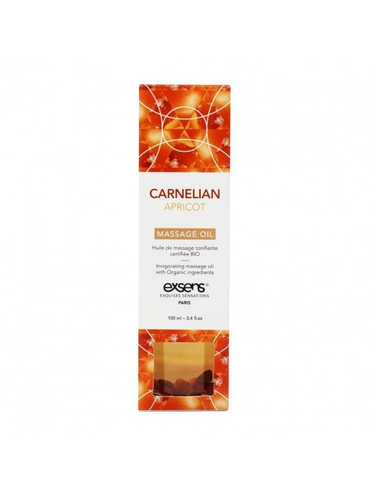 Органическое массажное масло CARNELIAN APRICOT - 100 мл. - Exsens - купить с доставкой в Красноярске