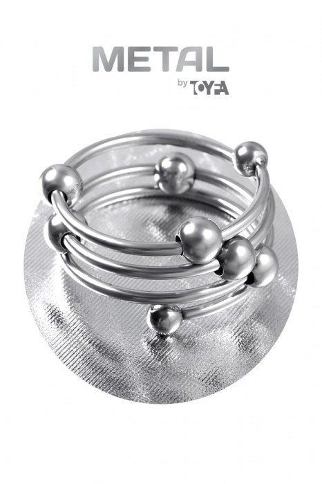 Большое металлическое кольцо под головку пениса - ToyFa - купить с доставкой в Красноярске