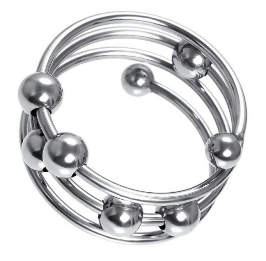 Большое металлическое кольцо под головку пениса - ToyFa - купить с доставкой в Красноярске