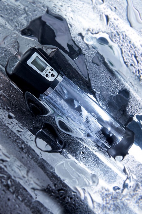 Прозрачная автоматическая помпа для пениса Alrik - Sexus - в Красноярске купить с доставкой