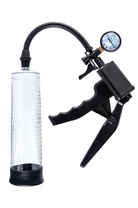 Прозрачная механическая помпа для пениса Viggo - Sexus - в Красноярске купить с доставкой