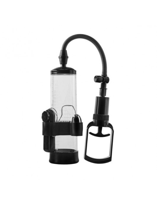 Прозрачная вакуумная помпа с вибрацией Vibrating Penis Pump - Dream Toys - в Красноярске купить с доставкой