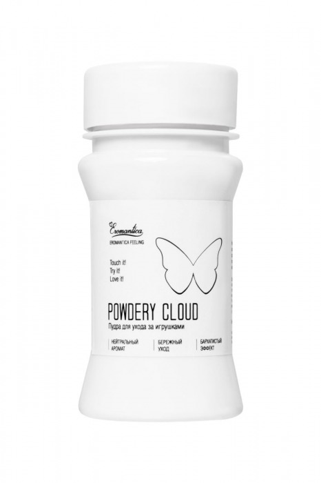 Пудра для ухода за игрушками Powdery Cloud с нейтральным ароматом - 40 гр. - Eromantica - купить с доставкой в Красноярске