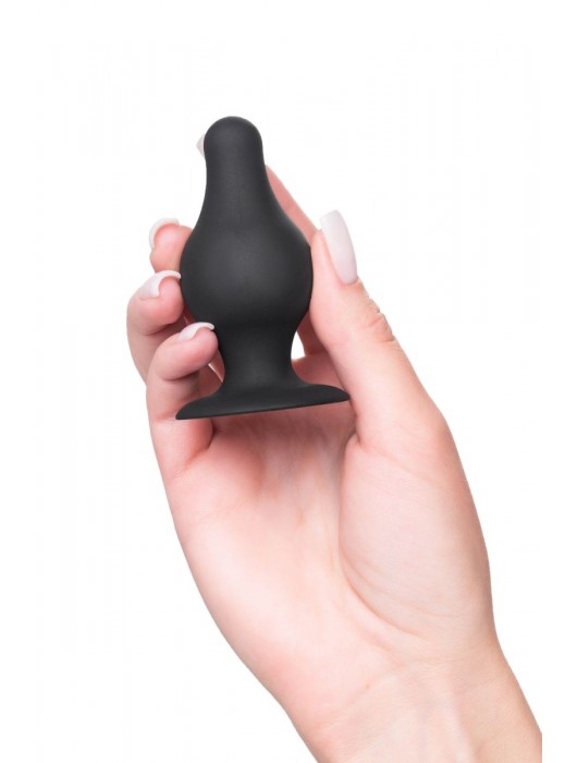 Черная анальная втулка Spade S - 8 см. - Erotist Adult Toys