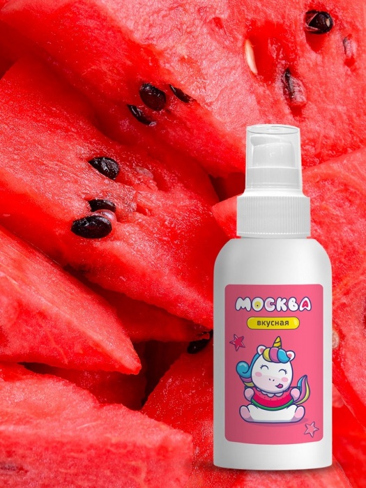 Универсальная смазка с ароматом арбуза  Москва Вкусная  - 100 мл. - Москва - купить с доставкой в Красноярске