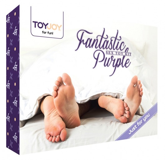 Эротический набор FANTASTIC PURPLE SEX TOY KIT - Toy Joy - купить с доставкой в Красноярске