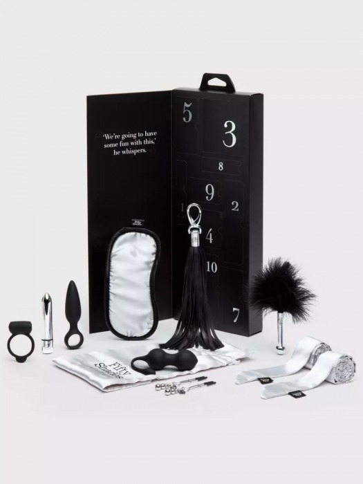 Эротический набор Pleasure Overload 10 Days of Play Gift Set - Fifty Shades of Grey - купить с доставкой в Красноярске