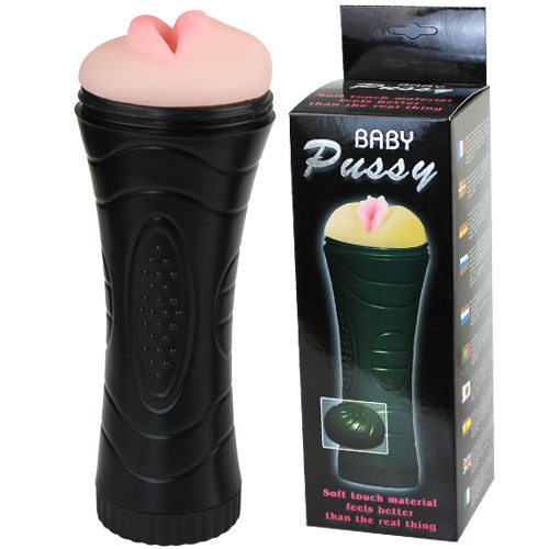 Мастурбатор-ротик  Baby Pussy в колбе без вибрации - Baile - в Красноярске купить с доставкой