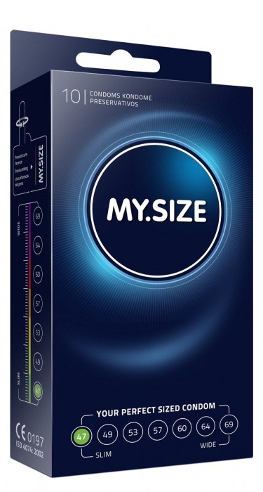 Презервативы MY.SIZE размер 47 - 10 шт. - My.Size - купить с доставкой в Красноярске