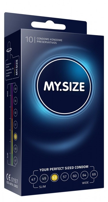 Презервативы MY.SIZE размер 53 - 10 шт. - My.Size - купить с доставкой в Красноярске
