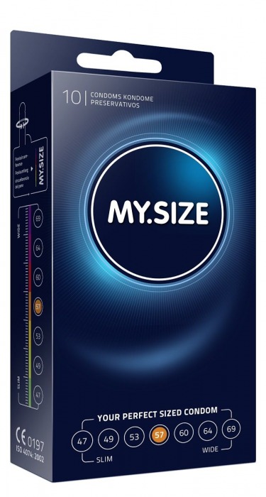 Презервативы MY.SIZE размер 57 - 10 шт. - My.Size - купить с доставкой в Красноярске