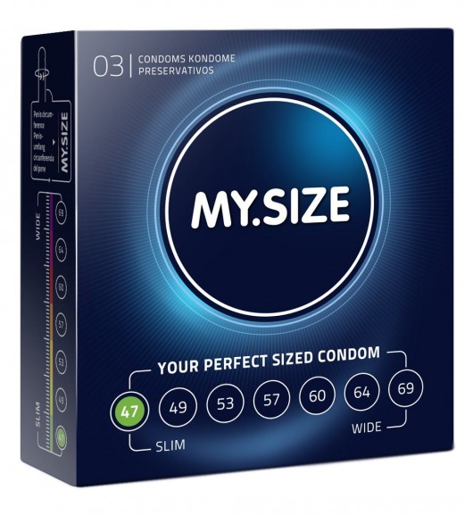 Презервативы MY.SIZE размер 47 - 3 шт. - My.Size - купить с доставкой в Красноярске