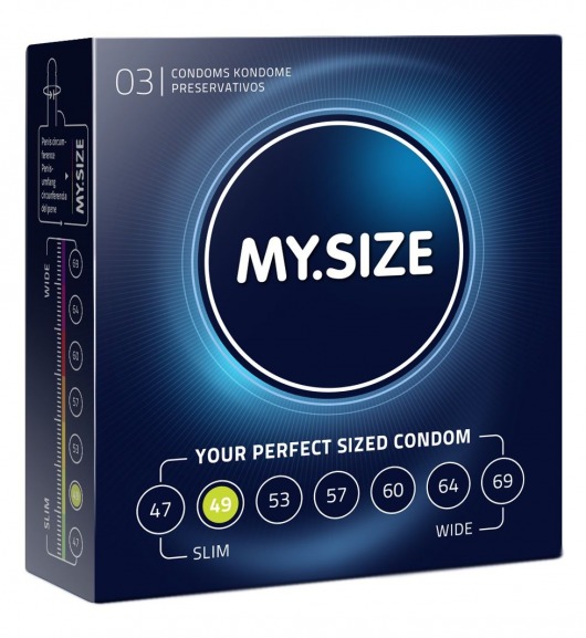 Презервативы MY.SIZE размер 49 - 3 шт. - My.Size - купить с доставкой в Красноярске