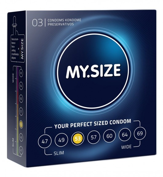 Презервативы MY.SIZE размер 53 - 3 шт. - My.Size - купить с доставкой в Красноярске