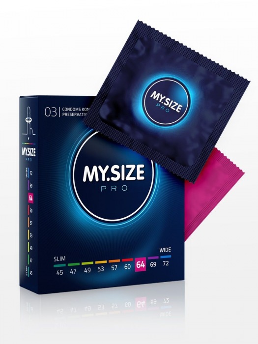 Презервативы MY.SIZE размер 64 - 3 шт. - My.Size - купить с доставкой в Красноярске
