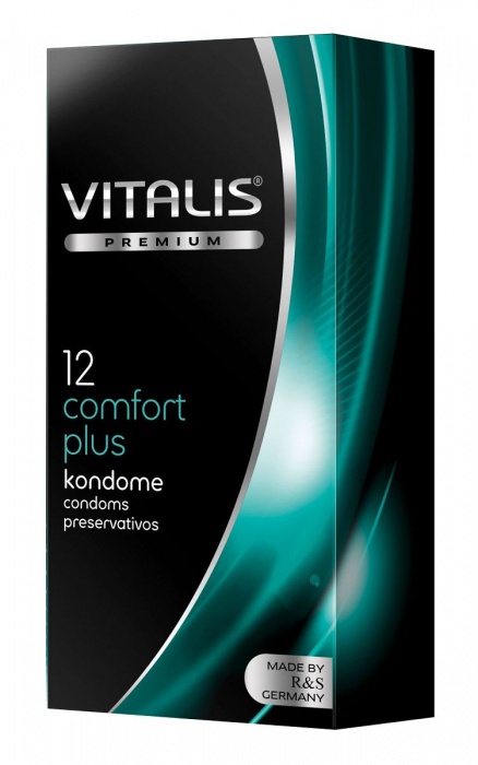 Контурные презервативы VITALIS PREMIUM comfort plus - 12 шт. - Vitalis - купить с доставкой в Красноярске