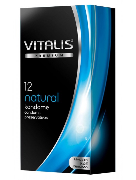Классические презервативы VITALIS PREMIUM natural - 12 шт. - Vitalis - купить с доставкой в Красноярске