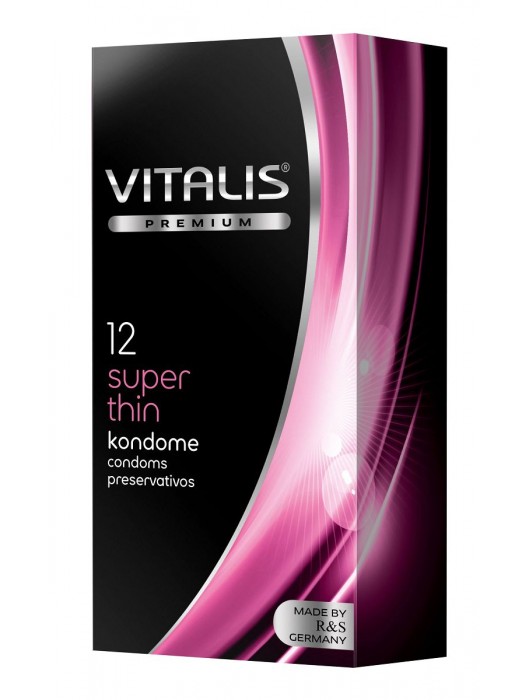 Ультратонкие презервативы VITALIS PREMIUM super thin - 12 шт. - Vitalis - купить с доставкой в Красноярске