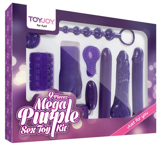 Эротический набор Toy Joy Mega Purple - Toy Joy - купить с доставкой в Красноярске