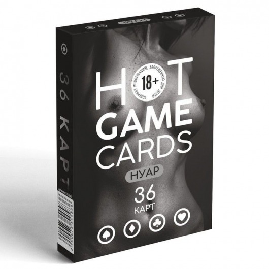 Игральные карты HOT GAME CARDS НУАР - 36 шт. - Сима-Ленд - купить с доставкой в Красноярске